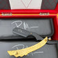 Gold texture Razor